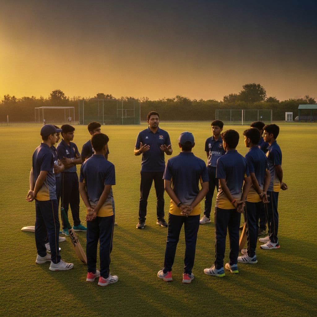 Coach Zaheer Maqsood coaching at MAX Sports