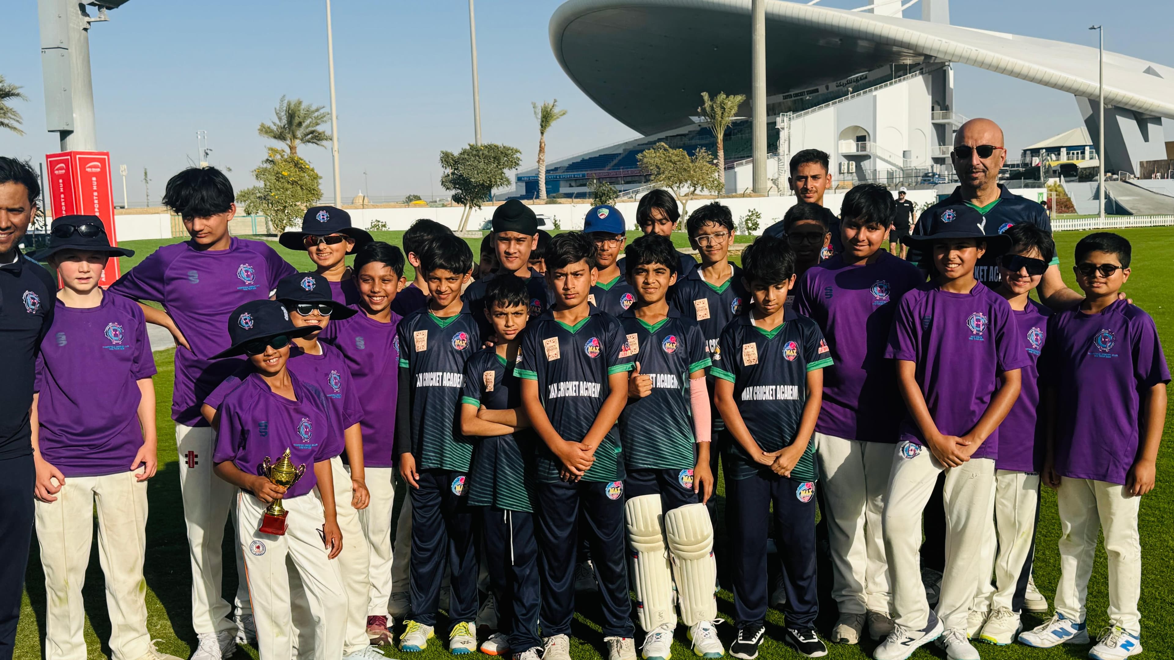 Junior academy player at MAX Sports